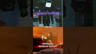 Large Tv Man vs Uograded Skibidi Mutant #skibiditoilet #viral #foryou #edit @DaFuqBoom