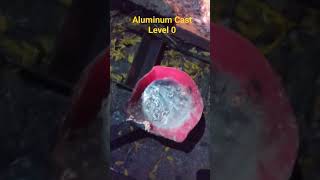 Aluminum Casting #diy #blacksmith #casting