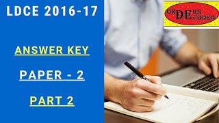 2016 17 So/steno LDCE - Paper 2 Part 2