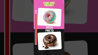 COMIDA ROSA vs PRETA?