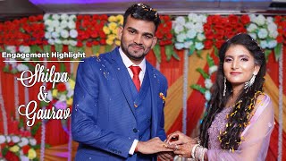 SHILPA & GAURAV | ENGAGEMENT HIGHLIGHT 2021 | Lakshya Films and Studio