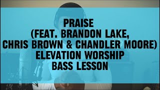 How to play Praise | Elevation Worship BASS TUTORIAL