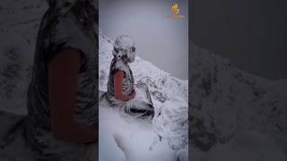 "khud ko main kar dunga tujhko samarpan" 🔱 "Laagi Lagan Shankara" #kedarnath #sadhu #snow #mahadev