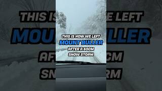 How we left Mount Buller after a 60cm Snow Storm. (Part 1)