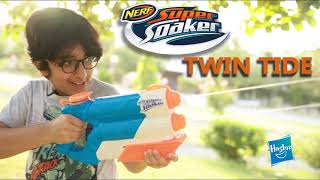 Nerf Super Soaker Twin Tide, Unboxing, Review & Demo