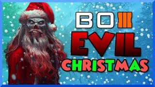 Black Ops 3 Custom Zombies Funny Moments - Evil Christmas Map & Santa Boss Battle! (BO3 Map Mods)