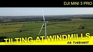 DJI MINI 3 PRO - 4K - CINEMATIC TIMELAPSE - Cruising around the wind turbines on a lovely evening