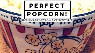 Homemade Microwave Popcorn in a Silicone Popcorn Popping Bowl