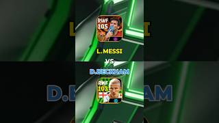 Messi vs David Beckham ☠️ #efootball #shorts #pes #viralvideo