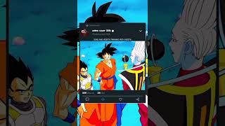 Goku and vegeta training with whis #shorts #viral