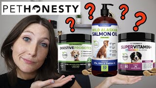 PetHonesty Dog Products Review - Digestive  Probiotics, Salmon Oil & SuperVitamins+