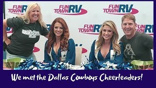 Dallas Cowboys Cheerleaders-DFW RV Show Party and AT&T Stadium