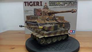 Модель тяжелого танка Panzerkampfwagen T-VI TIGER I Late Version "Tamiya" 1/35