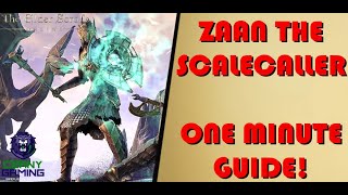 ESO Zaan the Scalecaller One Minute Guide! How to Beat Zaan from Scalecaller Peak