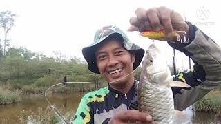 Rezeki anak Soleh mancing di sore hari