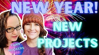 New Year, New Yarn Project | CAL | Calendar Crochet or Knit Projects | Year Long Goals