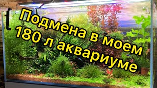 Mеняю воду в своем 180 литровом аквариуме