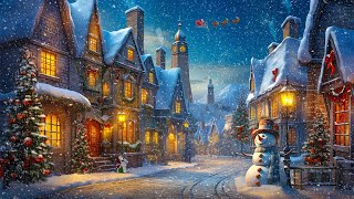 Hogsmeade Village Christmas Ambience🎄🏚️ Blizzard Sound  ,Howling Wind | Harry Potter Ambience