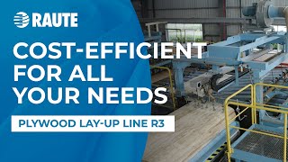 Economical and affordable Raute Plywood Lay-up Line R3