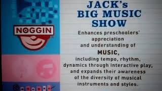 Noggin Jack's Big Music Show Curriculum Board