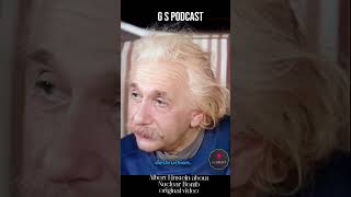 Albert Einstein about nuclear bomb. #realincident #youtubeshorts .