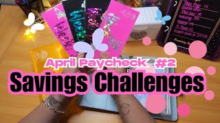 Savings Challenges, Cash Stuffing #savingmoney in a fun way! Happy Monday 💖🤩