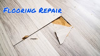 Electrician DESTORYED My Floor - Quick & Easy Fix