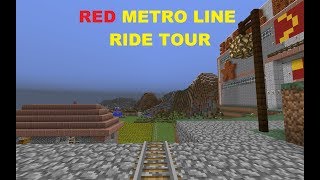 Minecraft - Relaxing country railroad ride