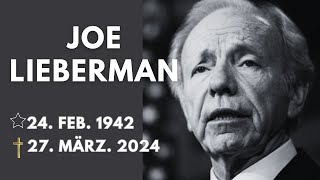 Ex-US-Senator Joe Lieberman im Alter von 82 Jahren gestorben