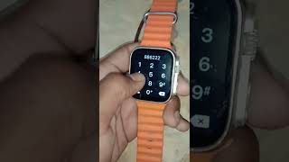 moj in T800 ultra smartwatch me code #youtubeshorts #applewatch #smartwatch