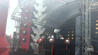 Bioweapon & Toneshifterz - ID#, Electroshock, ID# @ Red Stage - Defqon.1 2011 [HD]