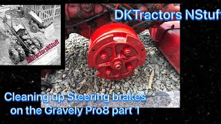 Cleaning up Steering brakes on the Gravely Pro8 part 1