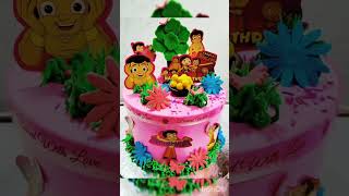 chotta bheem theme birthday cake designs#chottabheem #disney #cartoon #cocomelon #firstbirthdaycake