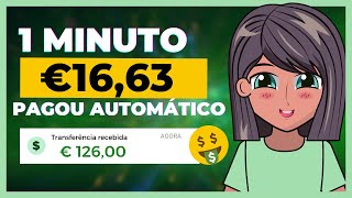 Ganhei €16 Euros e $1 Dólar por MINUTO?! Método Incrível para Lucrar Online! Ganhar dinheiro PayPal