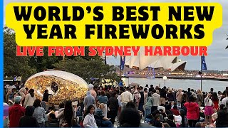 New Year Fireworks preps live from Sydney Harbour bridge and Sydney Opera house #sydney