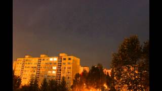 Time Lapse - Night Sky in City