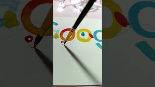 Painting GOOGLE Doodle For Christmas & Holiday Season 2023 #art #diy #drawing #artwork #craft