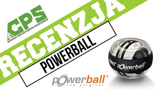 recenzja POWERBALL autostart CORE z licznikiem - kula do treningu przedramion - napisy ENG