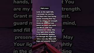 Night prayer - This Will Change Your Night 🙏🙌❤️ #night #prayer #shorts