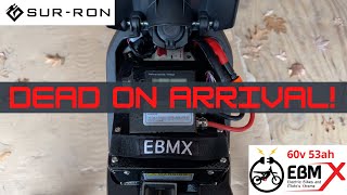 EBMX 60v 53ah Sur Ron Battery // DOA DEAD ON ARRIVAL