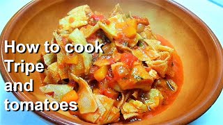 Tripe recipe. Simple, delicious TRIPE recipes. Neapolitan tripe with tomatoes