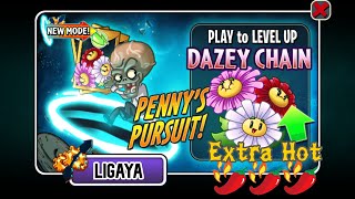 Plants vs Zombies 2 Penny's Pursuit Week 18 🌶🌶🌶 Xtra Hot | DAZEY CHAIN | No Extra Perks