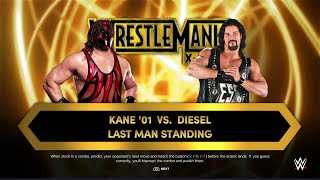 WWE 2K24 Kane Vs Diesel Last Man Standing Match