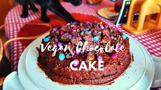 BAKE WITH ME! | Vegan Chocolate Cake