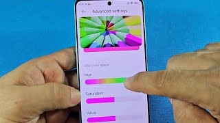 Adjust Color Layout display settings on Redmi Note 13 phone - Advanced Display Colors