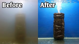 How to make aquarium filter with bottle | Aerator biofoam filter DIY | Fish tank filter