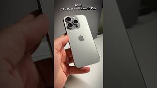 POV: You own an iPhone 15 Pro #iphone15pro #charginghacks