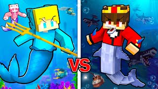 Ukri Meerjungfrau Schule vs Billy Hai Schule in Minecraft!