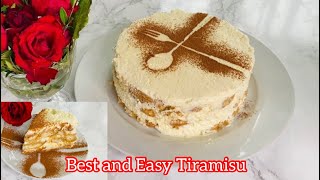 10 minutes Tiramisu Dessert || آسان ترین تیرامیسو (دسر ) بوقت بسیار کم😋