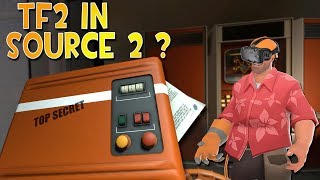 Team Fortress 2 in Source 2? SteamVR Supervillain Lair